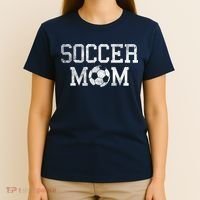 Soccer Mama Retro Vintage Soccer Mom T-Shirt thumb 4