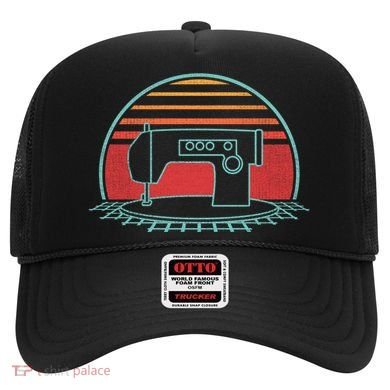 Sewing Machine Retro Vintage 80s Quilting Gift Hat