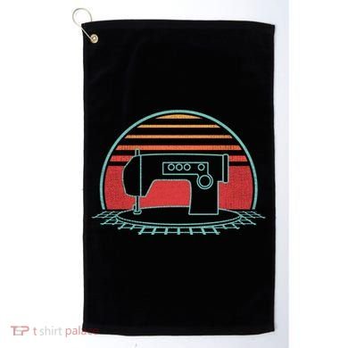 Sewing Machine Retro Vintage 80s Quilting Gift Golf Towel