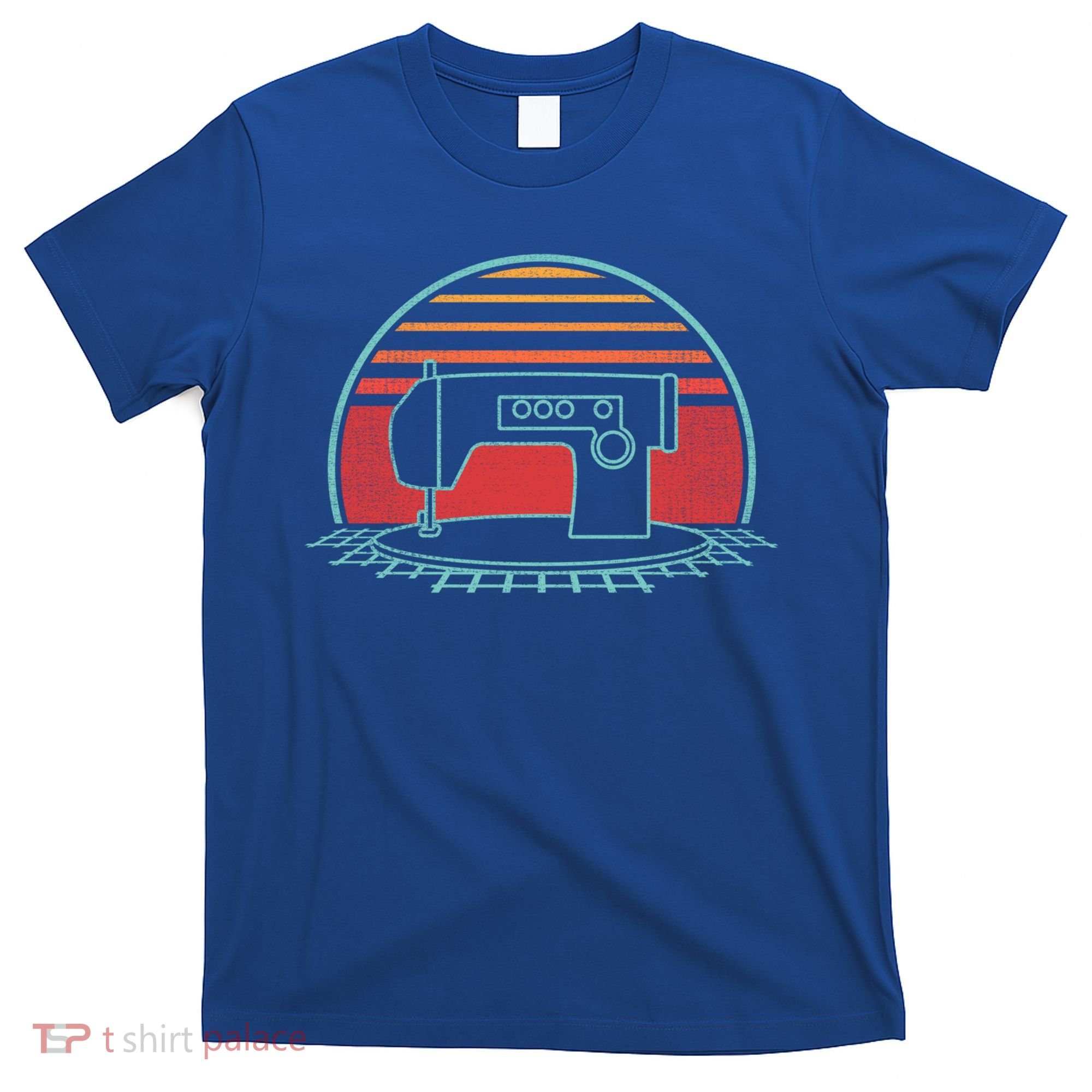 Sewing Machine Retro Vintage 80s Quilting Gift T-Shirt