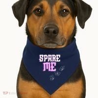 Spare Me Reality Tv Show Meme Doggie USA-Made Doggie Bandana thumb 1