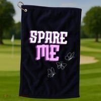 Spare Me Reality Tv Show Meme Doggie Golf Towel thumb 1