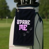 Spare Me Reality Tv Show Meme Doggie Golf Towel thumb 2