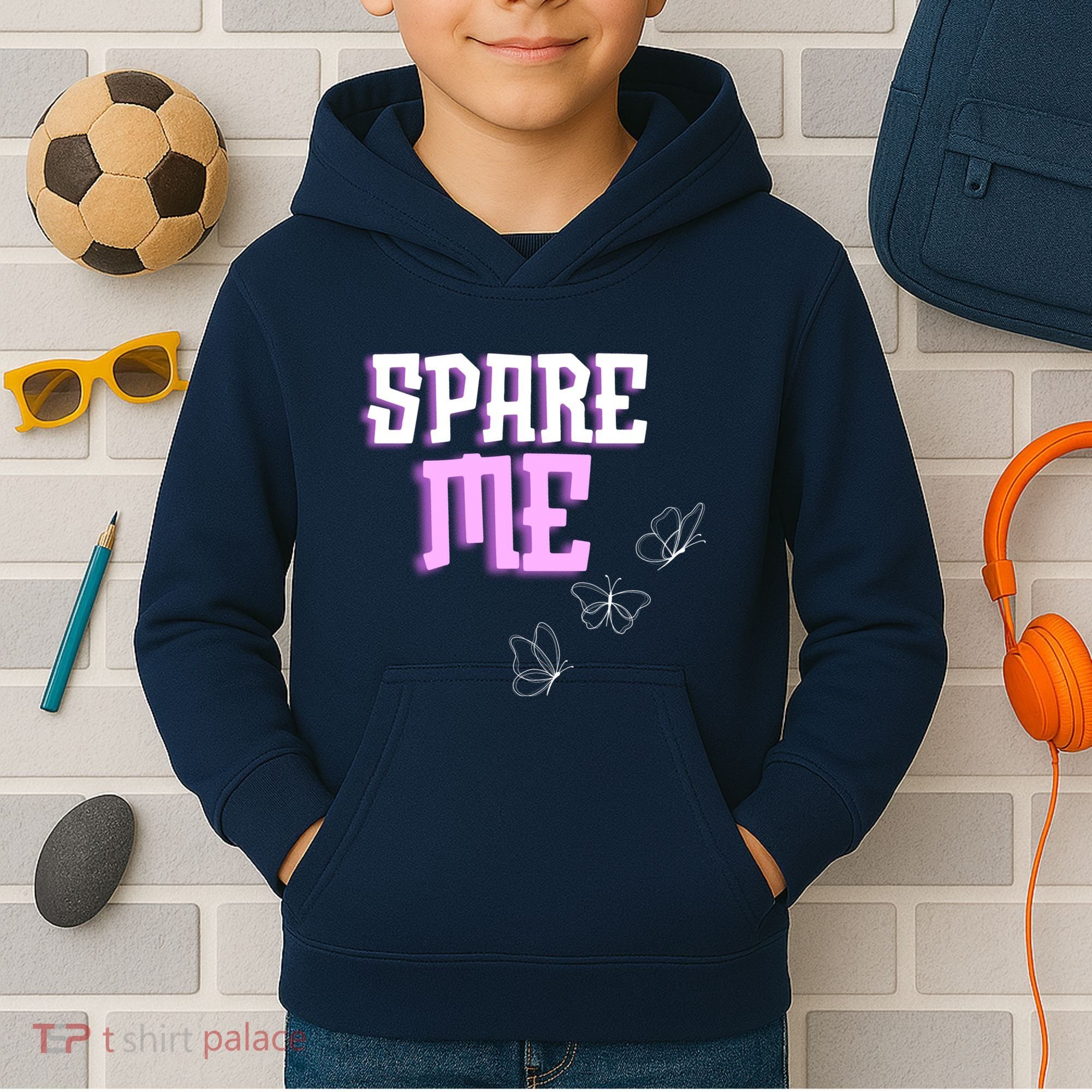 Spare Me Reality Tv Show Meme Doggie Kids Hoodie