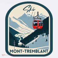 Ski Monttremblant Retro Vintage Style Monttremblant Skiing T-Shirt thumb 7