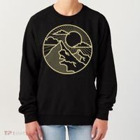 Sunset Mountain Retro Women's Sweatshirt thumb 0
