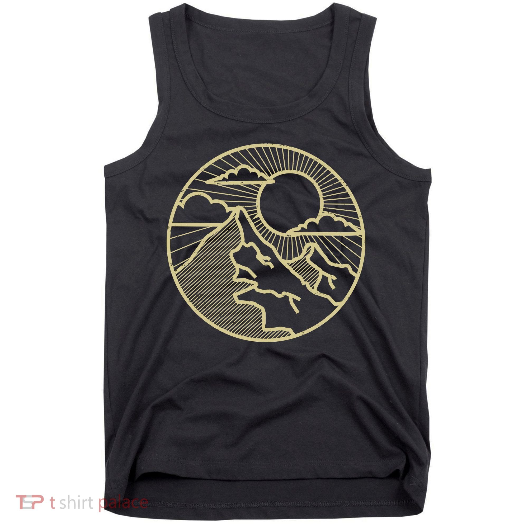 Sunset Mountain Retro Tank Top