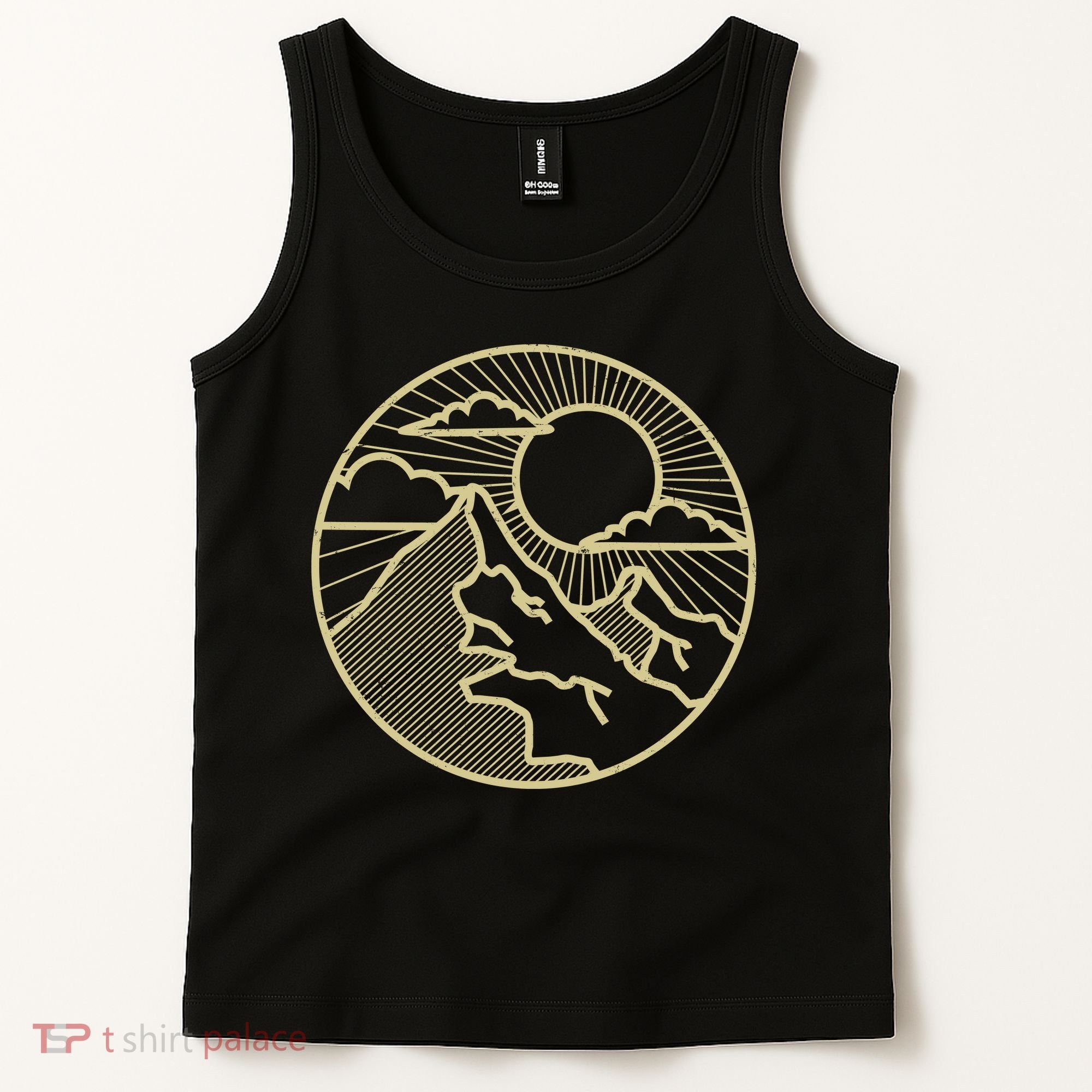 Sunset Mountain Retro Tank Top