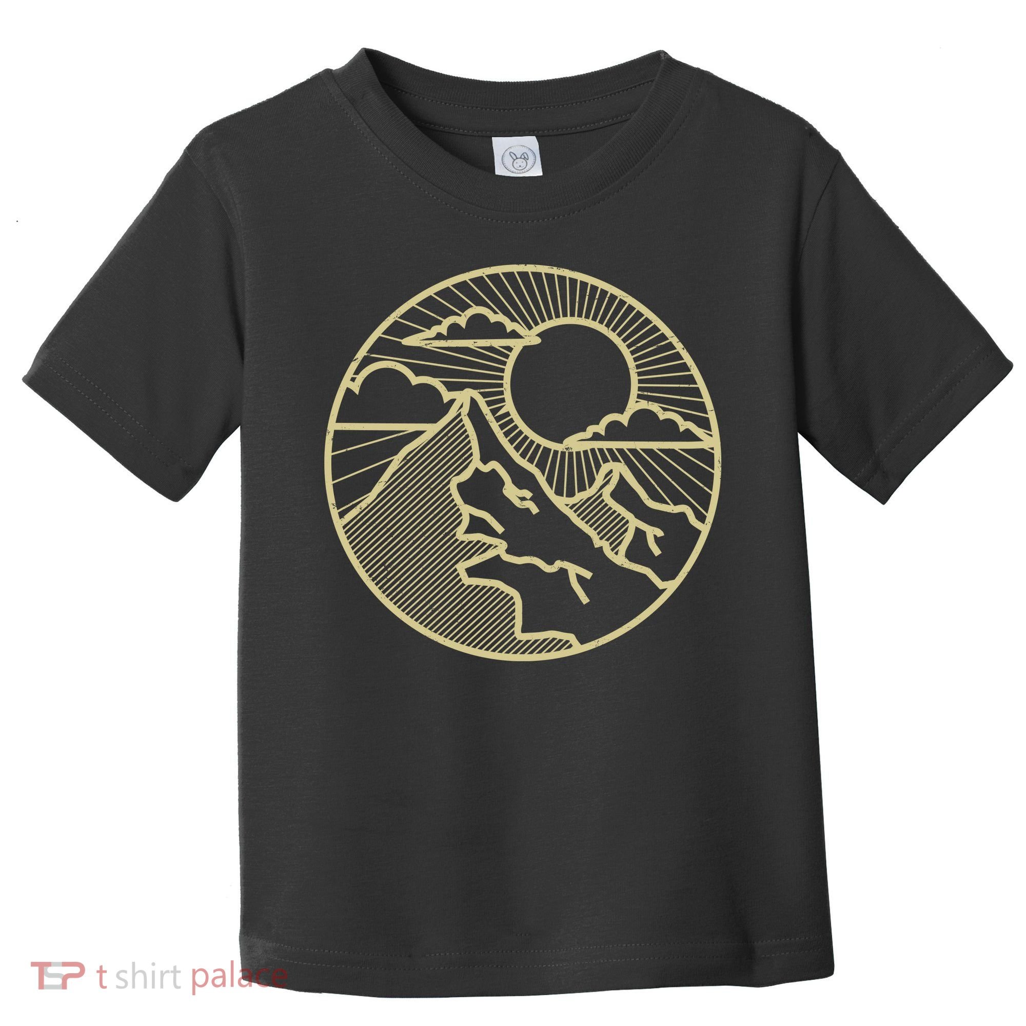 Sunset Mountain Retro Toddler T-Shirt