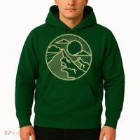 Sunset Mountain Retro Hoodie thumb 2