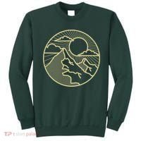 Sunset Mountain Retro Sweatshirt thumb 0