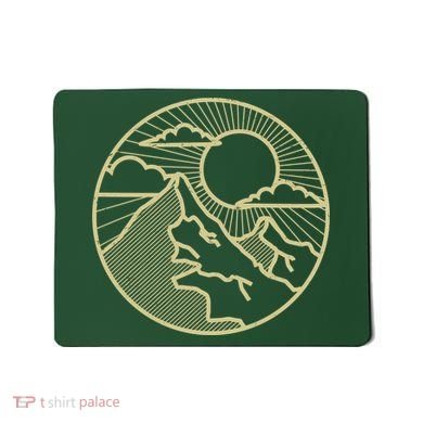 Sunset Mountain Retro Mousepad