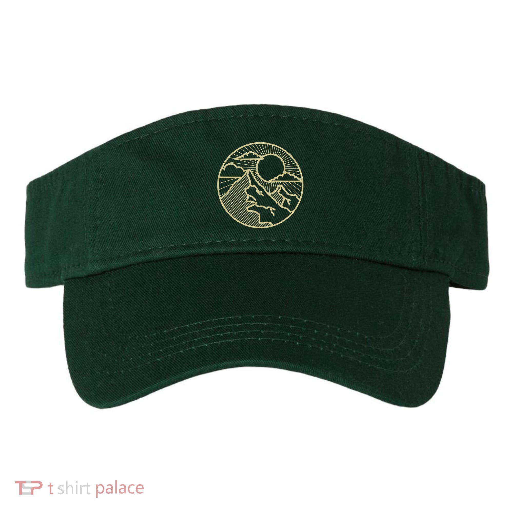 Sunset Mountain Retro Visor