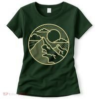 Sunset Mountain Retro Women's T-Shirt thumb 0