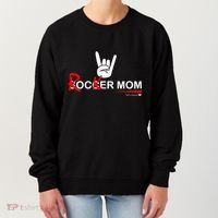 Soccer Mom Rocker Mom Rock Rebellious And Fun Women's Sweatshirt thumb 0