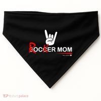 Soccer Mom Rocker Mom Rock Rebellious And Fun USA-Made Doggie Bandana thumb 0