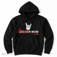 Soccer Mom Rocker Mom Rock Rebellious And Fun Hoodie thumb 0