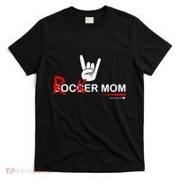 Soccer Mom Rocker Mom Rock Rebellious And Fun T-Shirt thumb 0