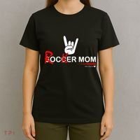Soccer Mom Rocker Mom Rock Rebellious And Fun T-Shirt thumb 4
