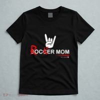 Soccer Mom Rocker Mom Rock Rebellious And Fun T-Shirt thumb 5