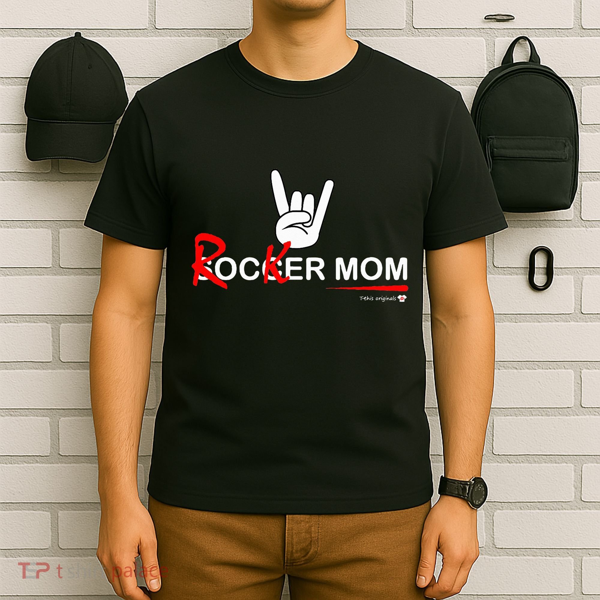 Soccer Mom Rocker Mom Rock Rebellious And Fun T-Shirt