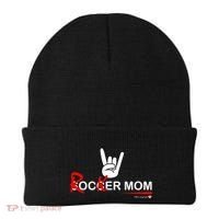 Soccer Mom Rocker Mom Rock Rebellious And Fun Beanie thumb 0