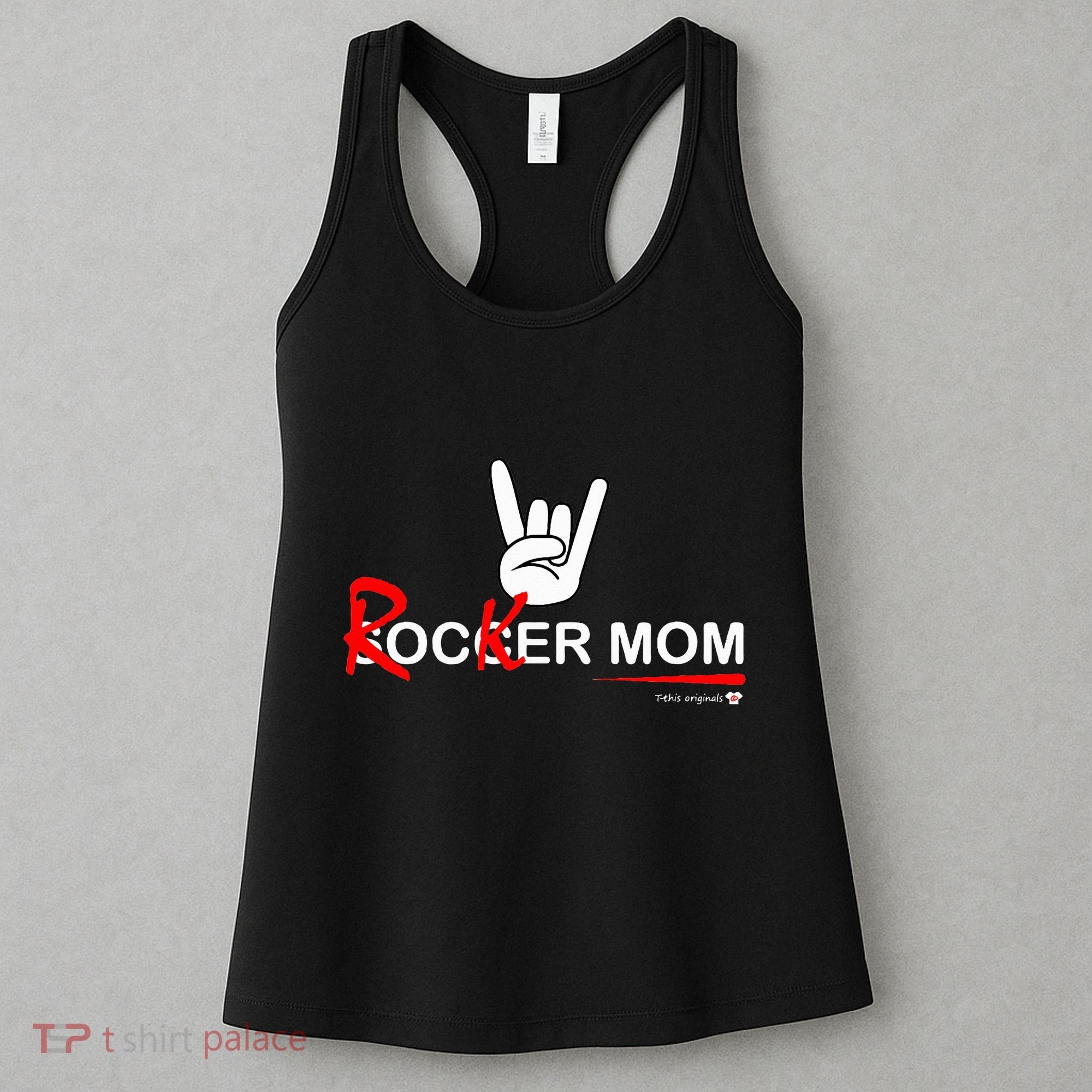 Soccer Mom Rocker Mom Rock Rebellious And Fun Women's Tank Top