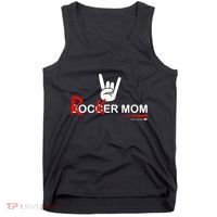 Soccer Mom Rocker Mom Rock Rebellious And Fun Tank Top thumb 0