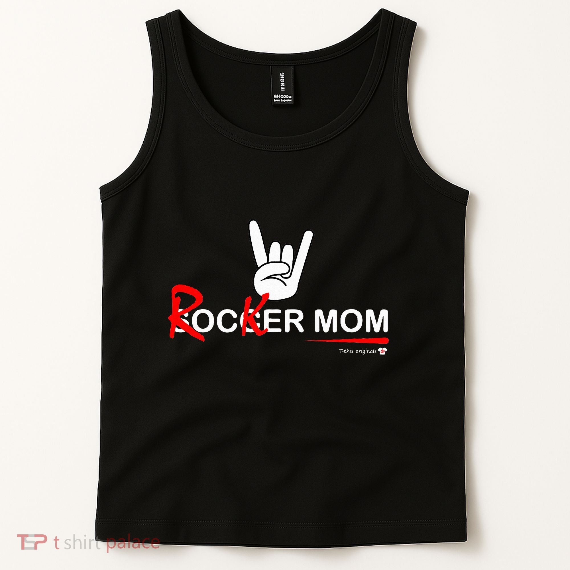 Soccer Mom Rocker Mom Rock Rebellious And Fun Tank Top