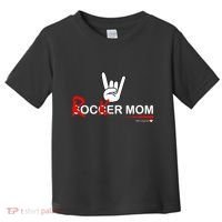 Soccer Mom Rocker Mom Rock Rebellious And Fun Toddler T-Shirt thumb 0