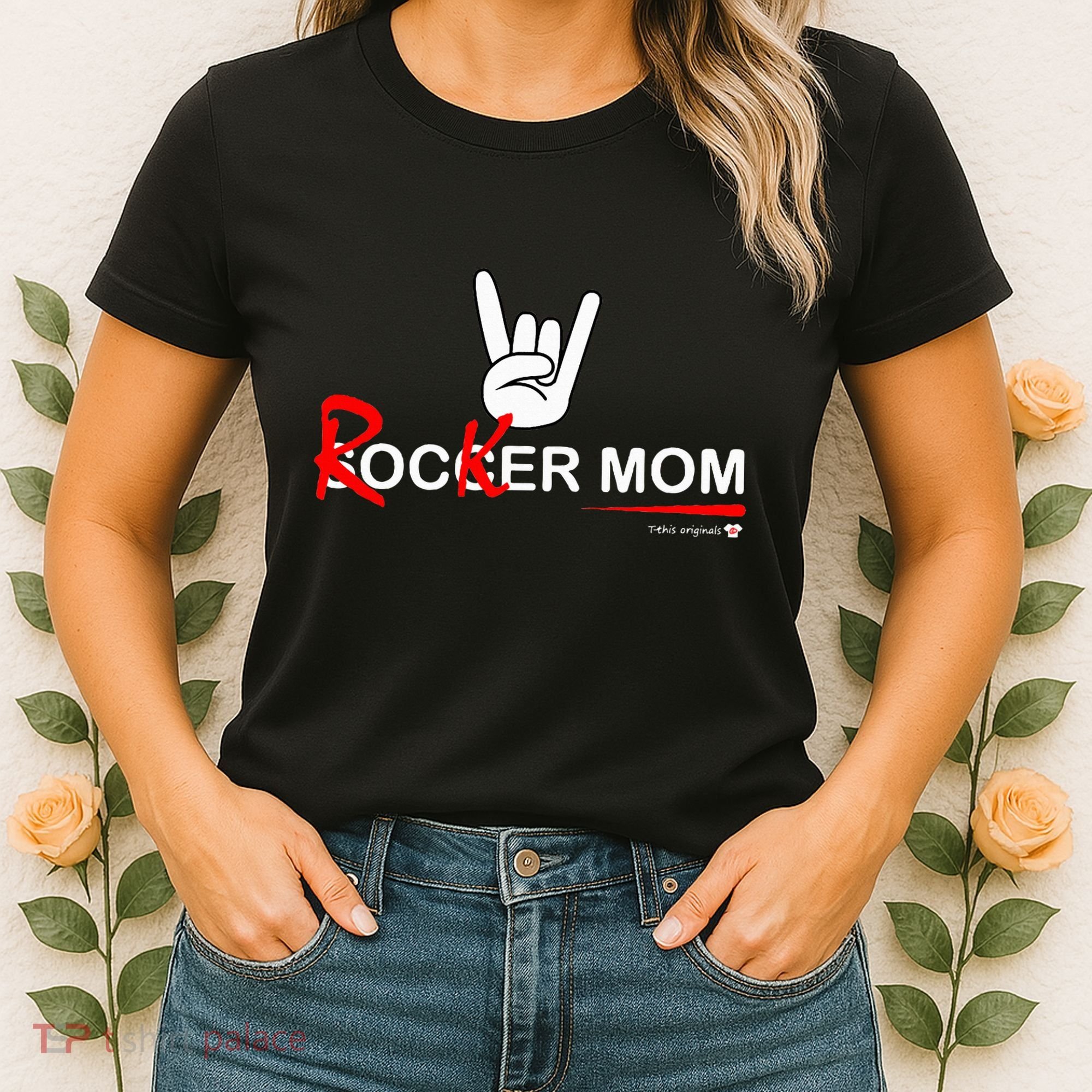 Soccer Mom Rocker Mom Rock Rebellious And Fun Women's T-Shirt