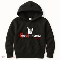 Soccer Mom Rocker Mom Rock Rebellious And Fun Kids Hoodie thumb 0