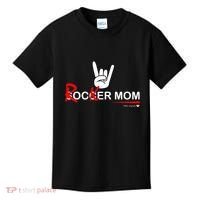 Soccer Mom Rocker Mom Rock Rebellious And Fun Kids T-Shirt thumb 0
