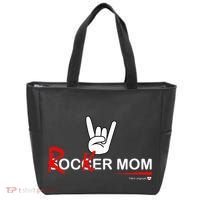 Soccer Mom Rocker Mom Rock Rebellious And Fun Tote Bag thumb 0
