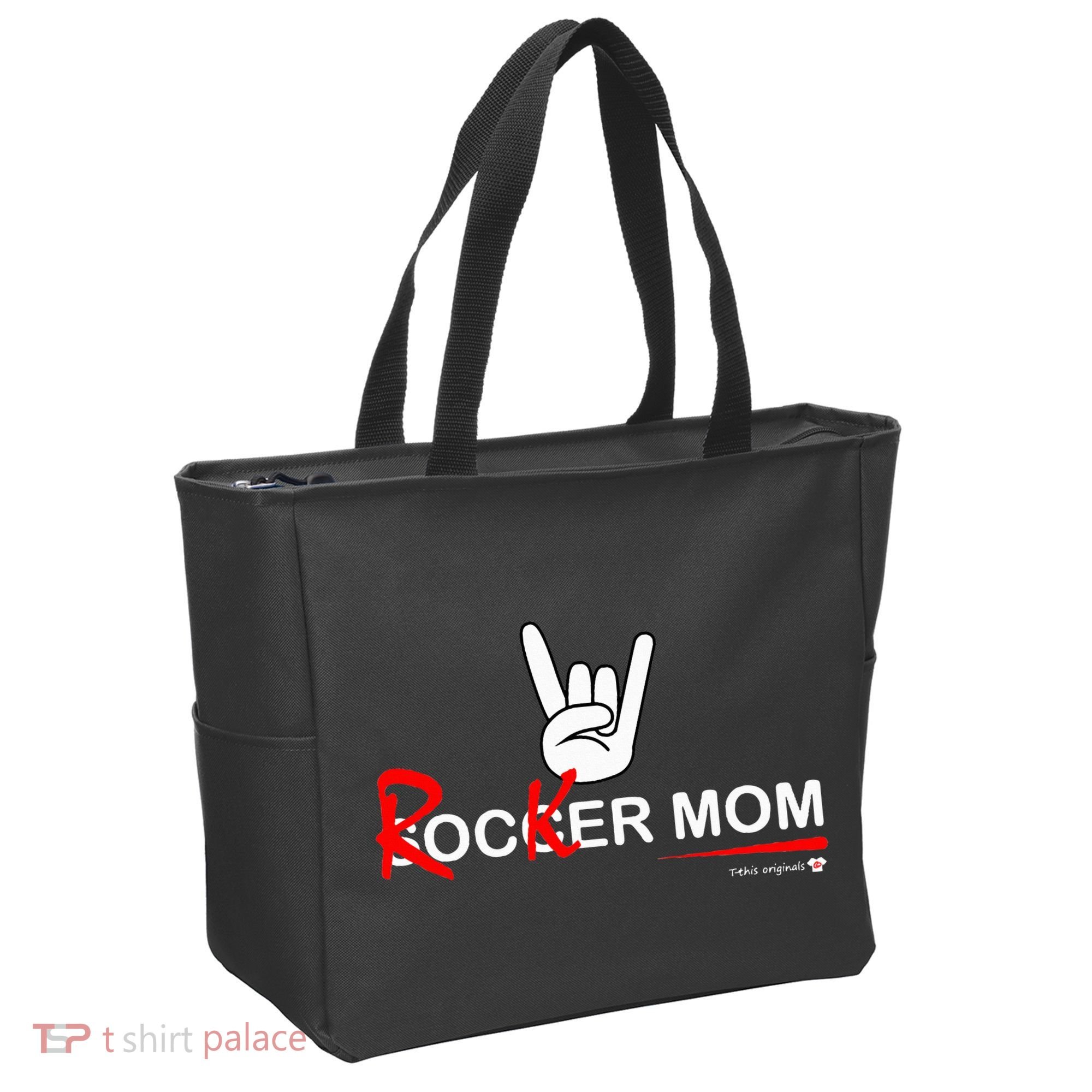 Soccer Mom Rocker Mom Rock Rebellious And Fun Tote Bag