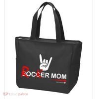 Soccer Mom Rocker Mom Rock Rebellious And Fun Tote Bag thumb 3