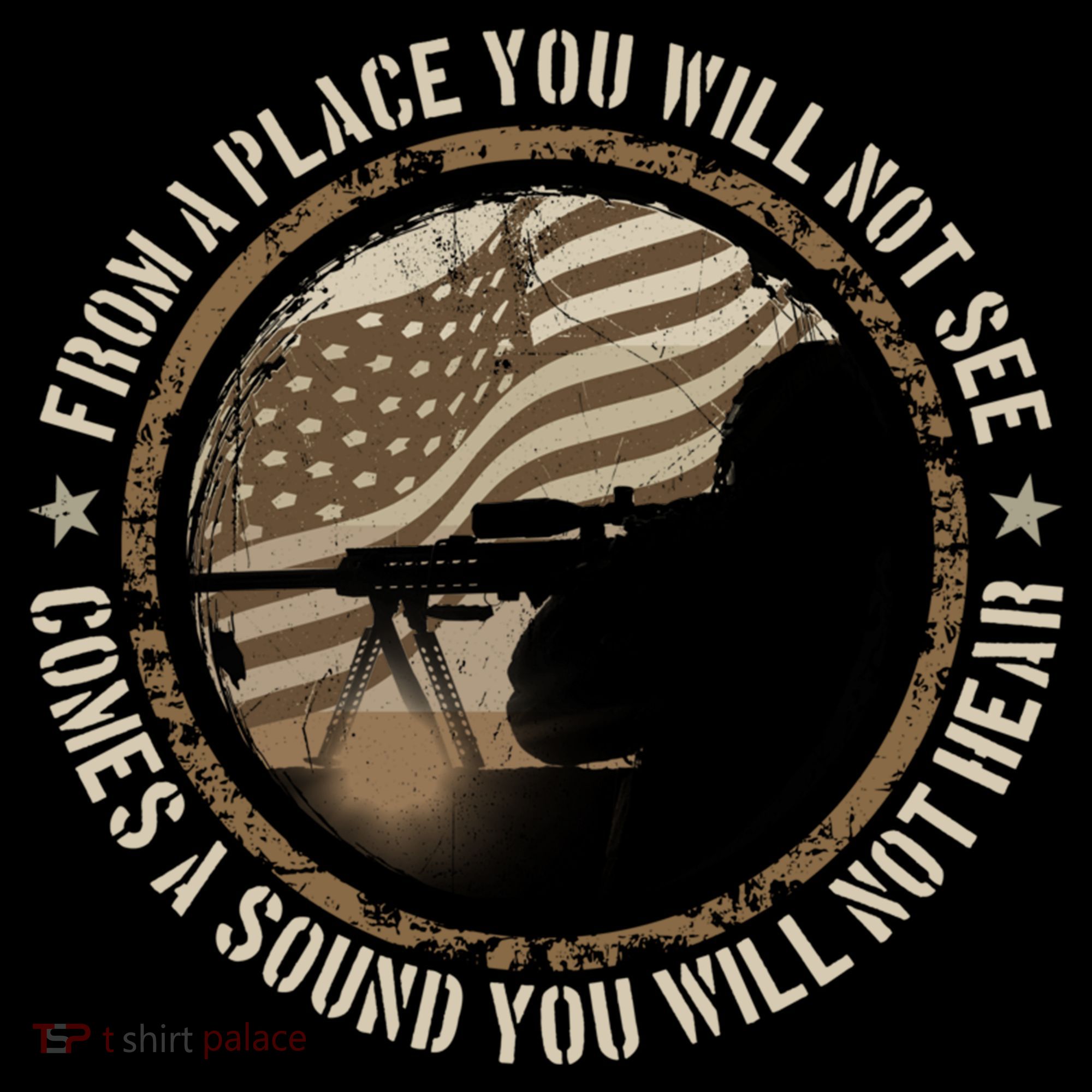 Sniper Military Sharpshooter Usa You Will Not See Hear Gift Coffee Mug