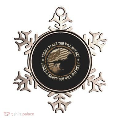 Sniper Military Sharpshooter Usa You Will Not See Hear Gift Ornament
