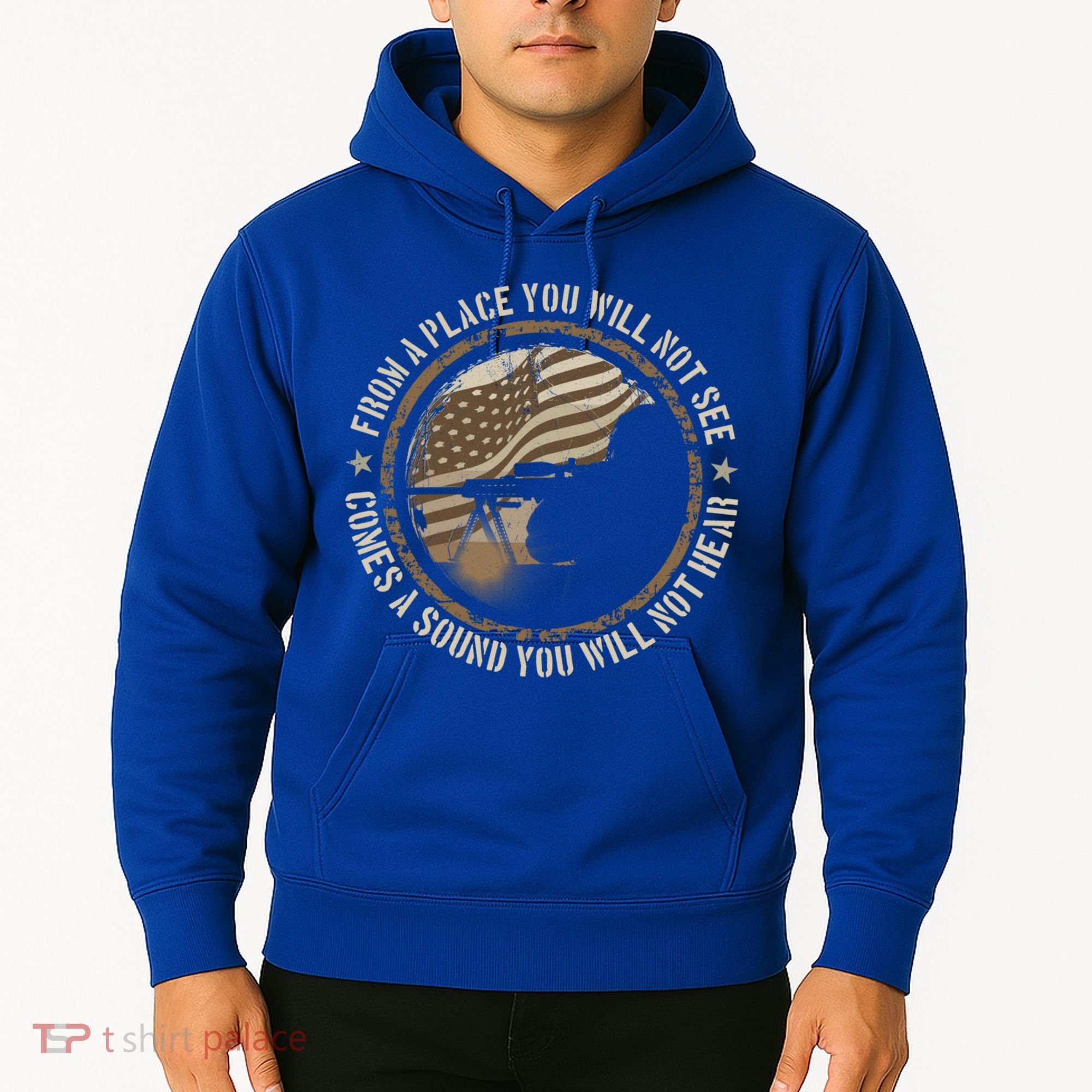 Sniper Military Sharpshooter Usa You Will Not See Hear Gift Hoodie