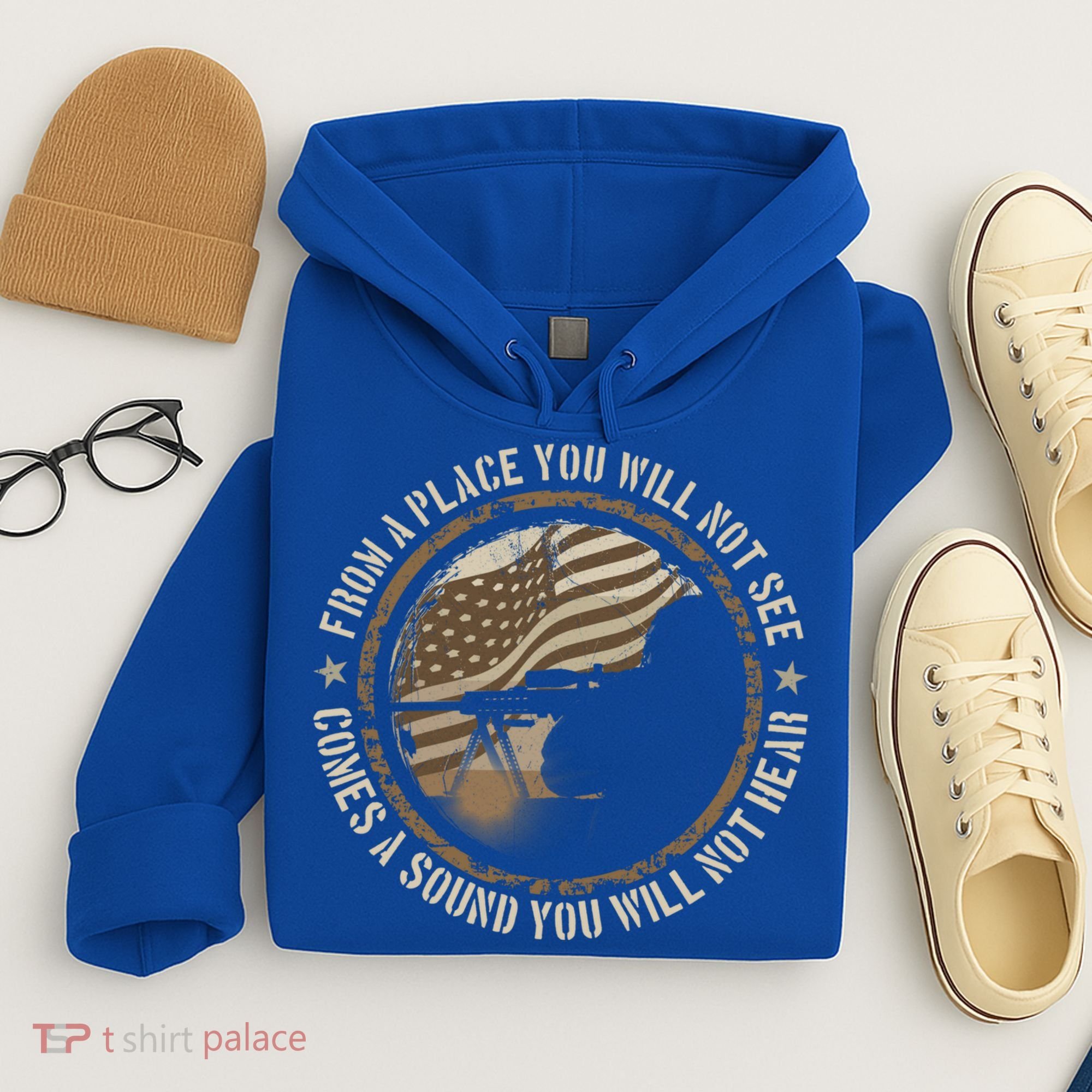 Sniper Military Sharpshooter Usa You Will Not See Hear Gift Hoodie