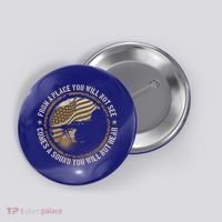 Sniper Military Sharpshooter Usa You Will Not See Hear Gift Button thumb 0