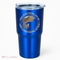 Sniper Military Sharpshooter Usa You Will Not See Hear Gift Tumbler thumb 0
