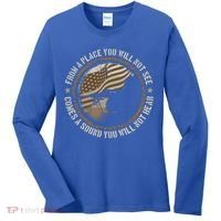 Sniper Military Sharpshooter Usa You Will Not See Hear Gift Women's Long Sleeve Shirt thumb 0