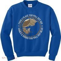 Sniper Military Sharpshooter Usa You Will Not See Hear Gift Kids Sweatshirt thumb 0