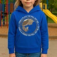 Sniper Military Sharpshooter Usa You Will Not See Hear Gift Kids Hoodie thumb 3