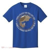 Sniper Military Sharpshooter Usa You Will Not See Hear Gift Kids T-Shirt thumb 0