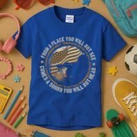 Sniper Military Sharpshooter Usa You Will Not See Hear Gift Kids T-Shirt thumb 3