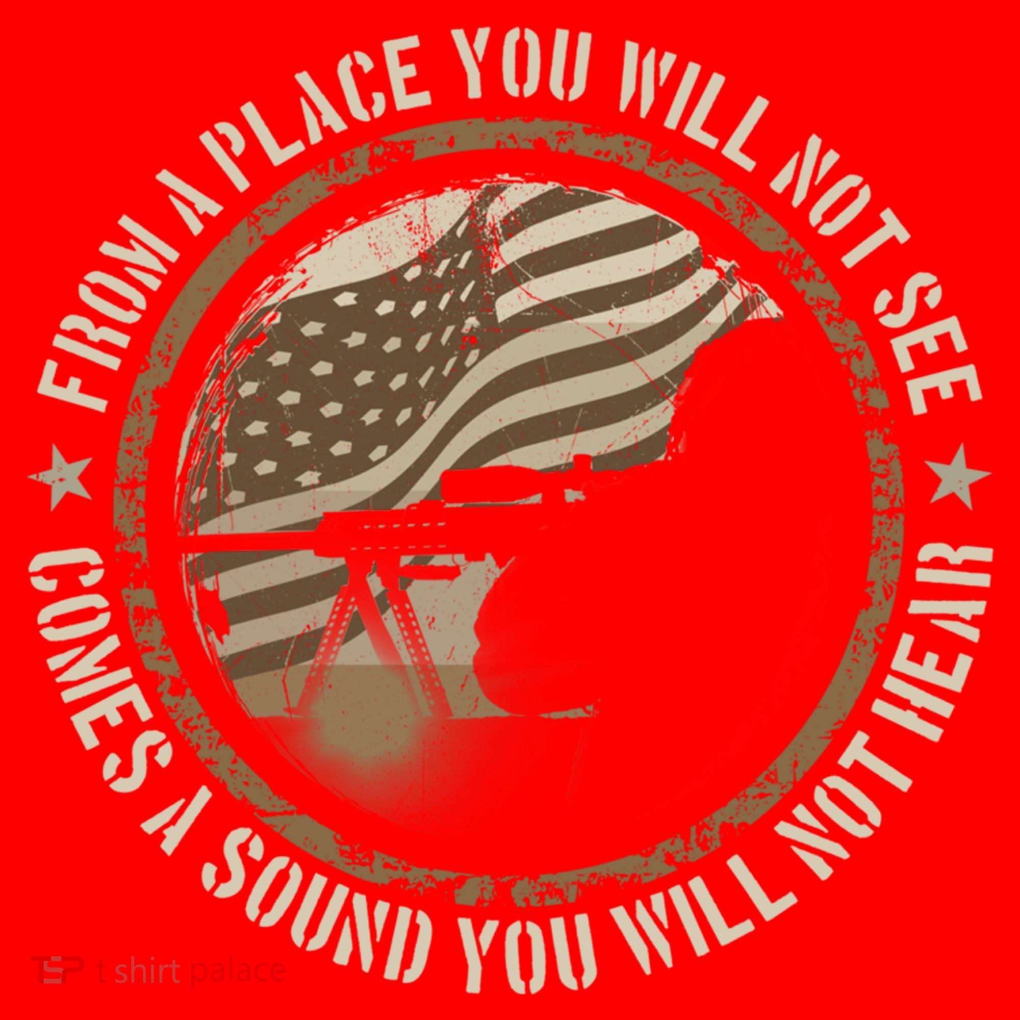 Sniper Military Sharpshooter Usa You Will Not See Hear Gift Santa Hat
