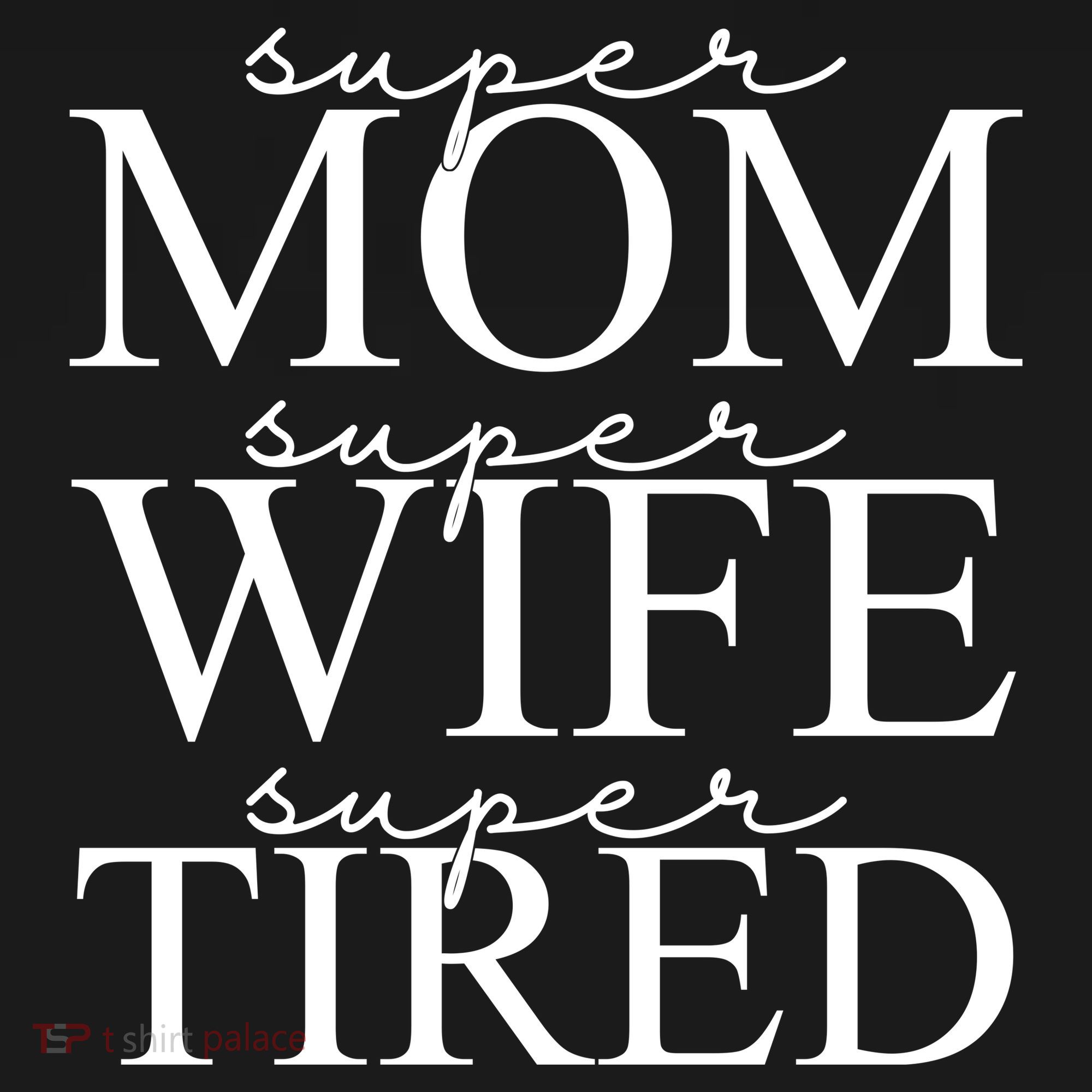 Super Mom Super Wife Super Tired Funny Ornament