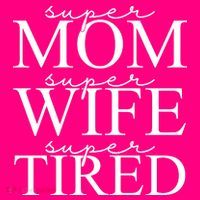 Super Mom Super Wife Super Tired Funny Coaster thumb 2